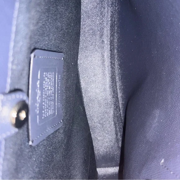 Coach AVENUE CARRYALL IN SIGNATURE CANVAS COACH F48735 Bag Tote Denim Blue - Picture 11 of 13